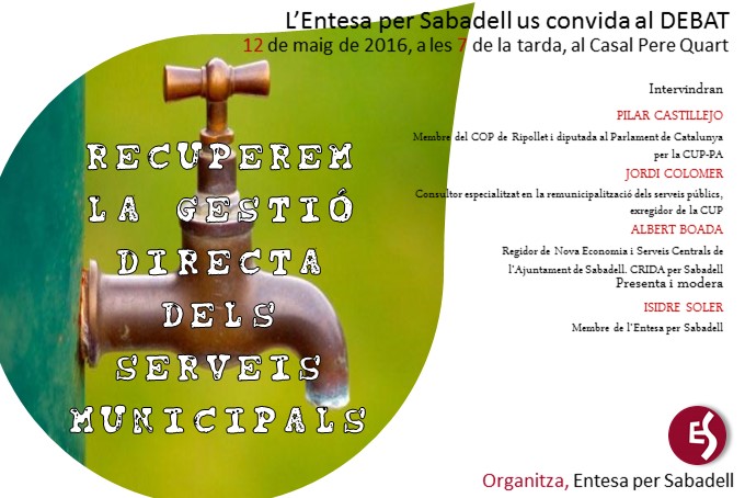 160512 Recuperem la gestió dels serveis municipals